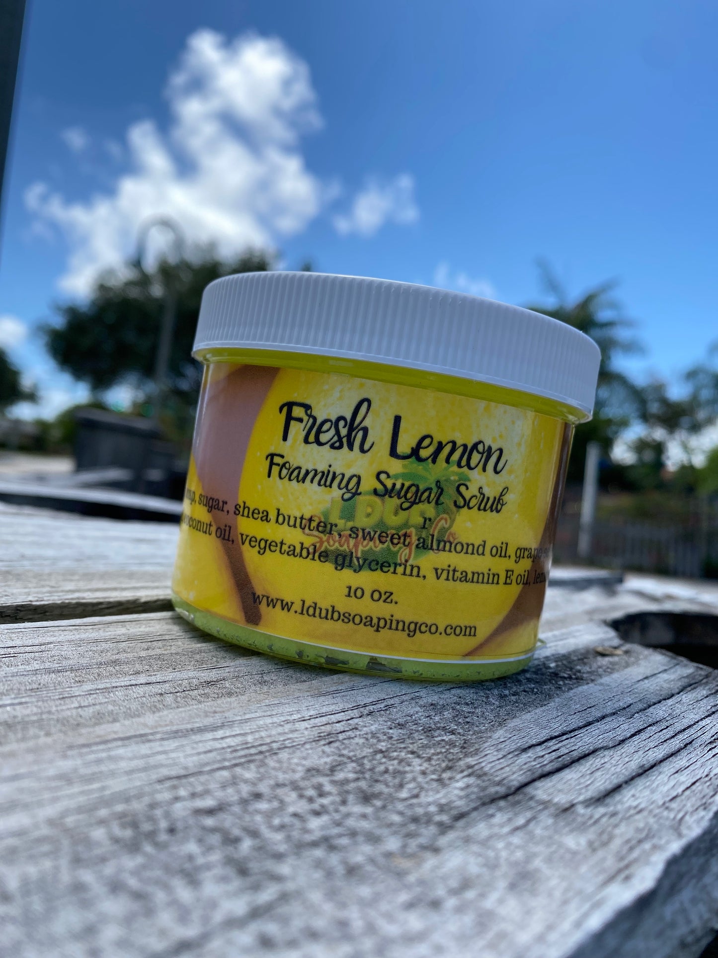 Fresh Lemon Foaming Sugar Scrub