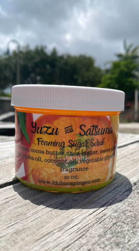 Yuzu and Satsuma Orange Foaming Sugar Scrub