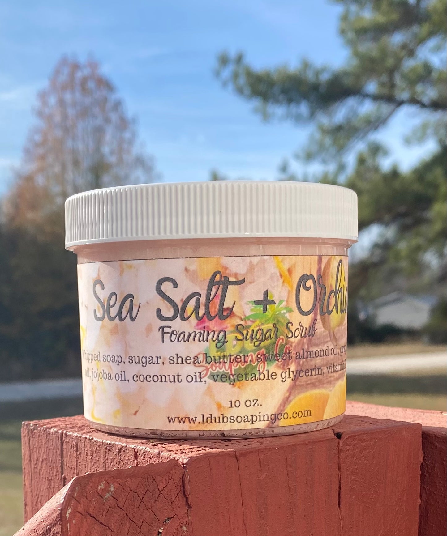 Sea Salt + Orchid Sugar Scrub